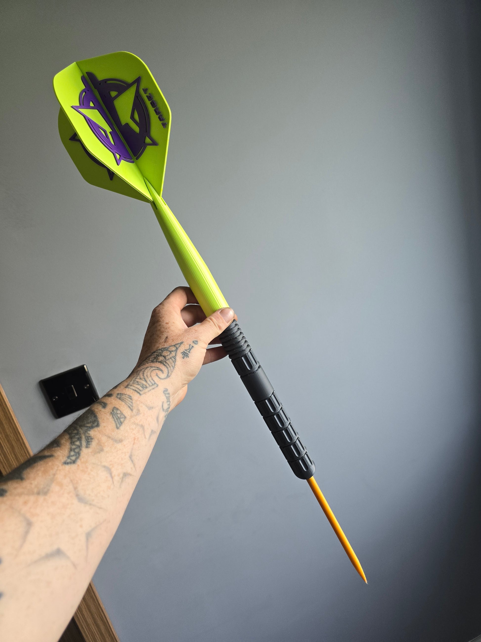 Luke the Nuke world champion giant dart
