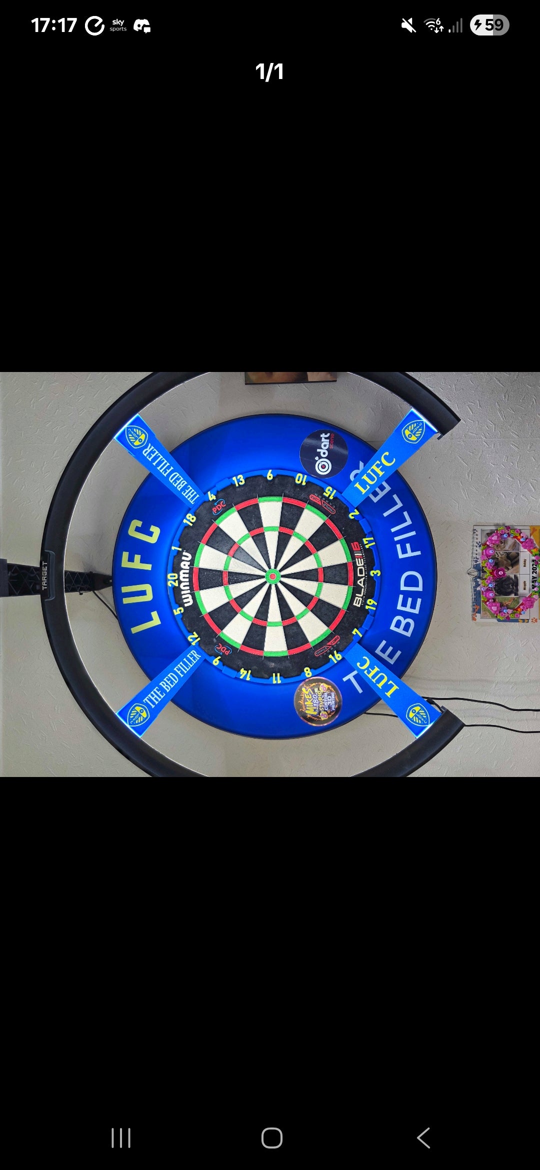 Dartboard Number ring,