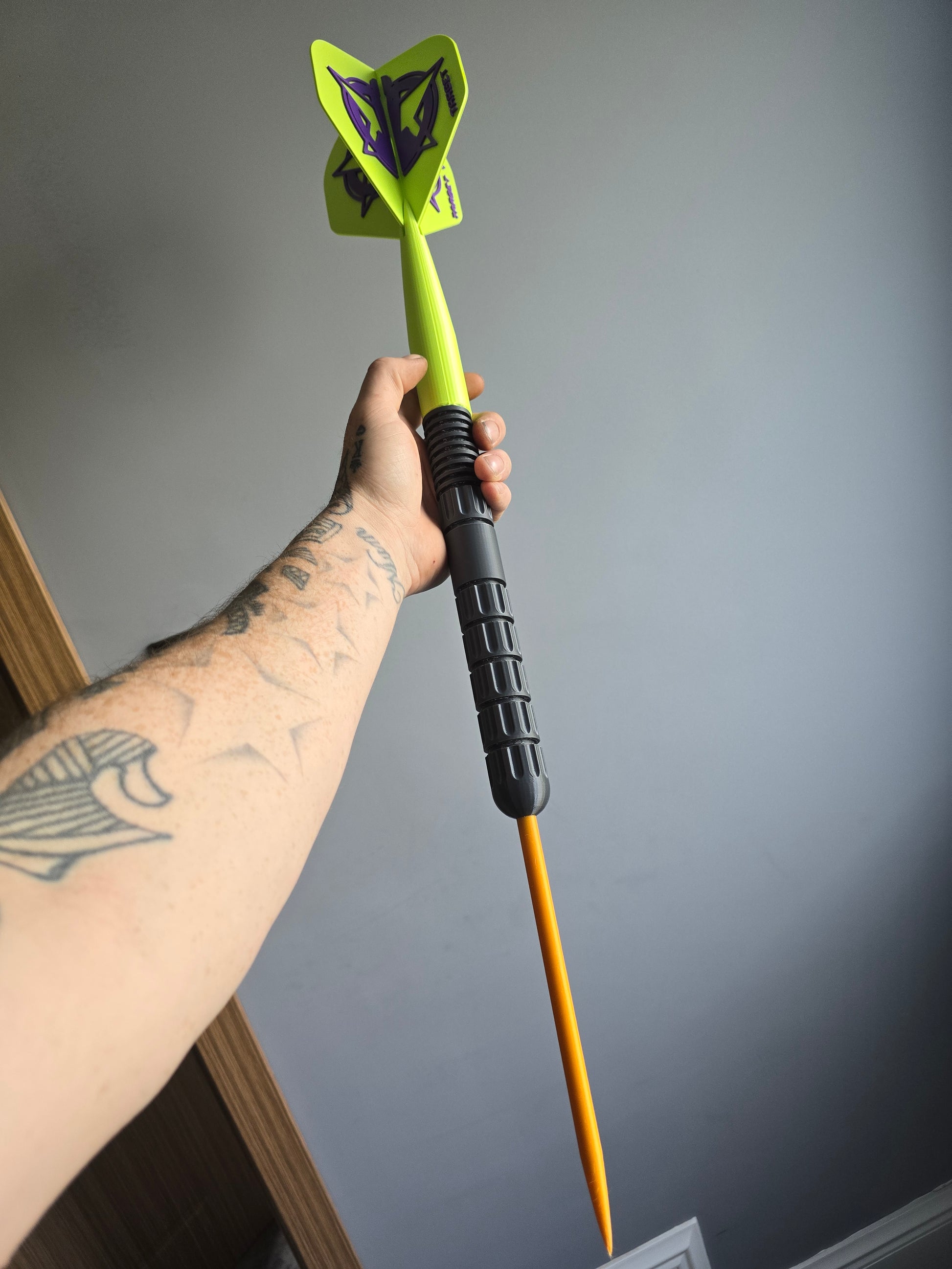 Luke the Nuke world champion giant dart
