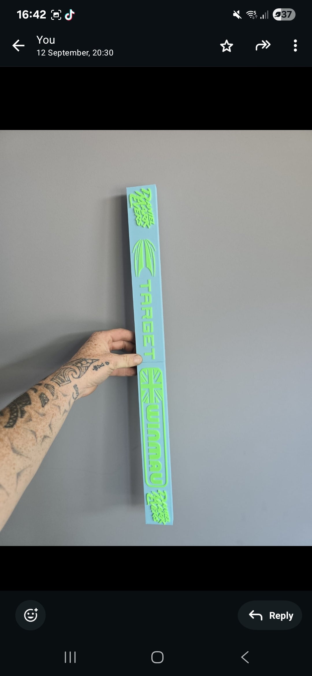 Custom 3D printed Oche's - 2 piece that clip together