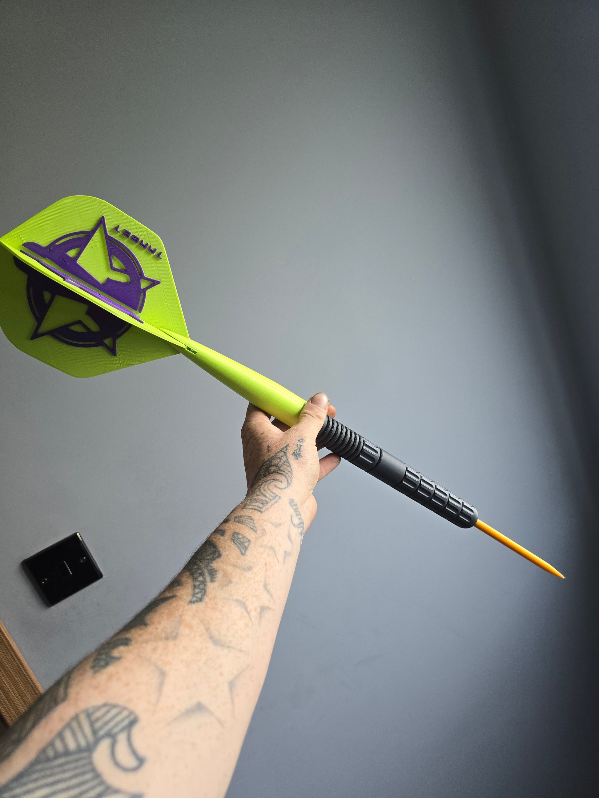 Luke the Nuke world champion giant dart