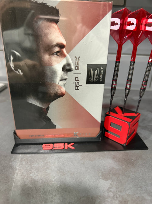 95k display holder for case and 95k cube to display darts