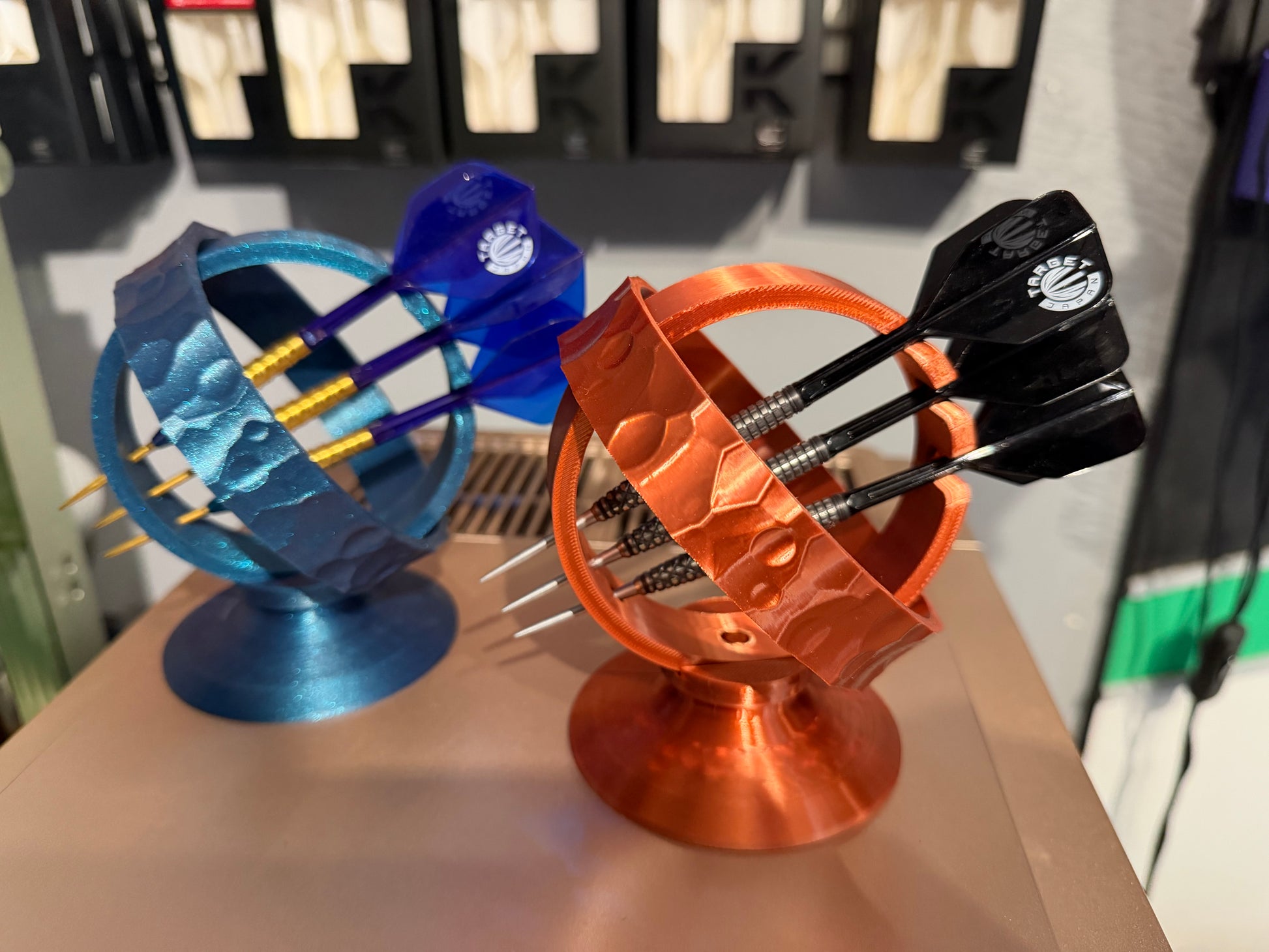 Fable style darts holder - holds 1 set of darts