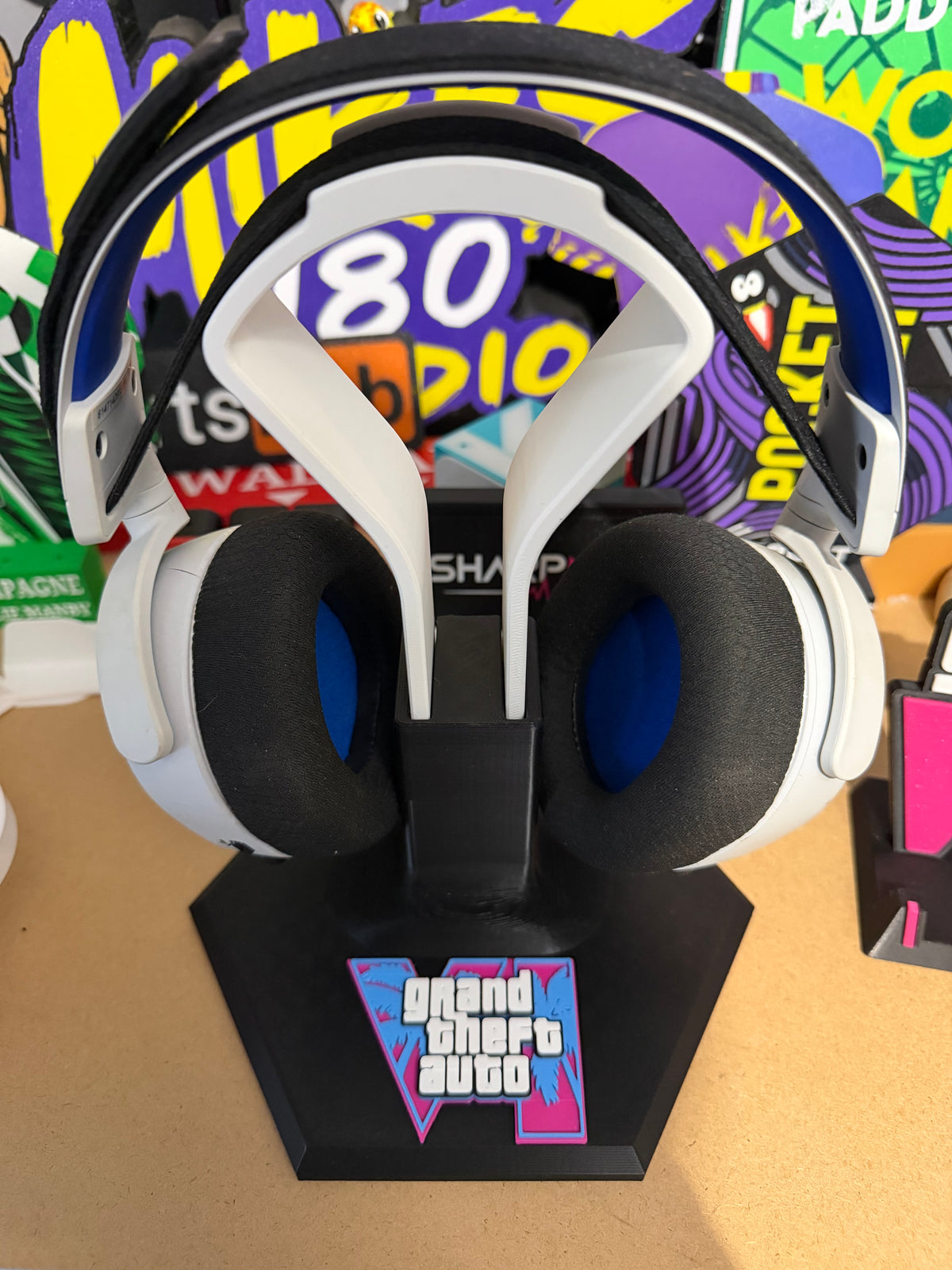 Themed Headset holder for gaming