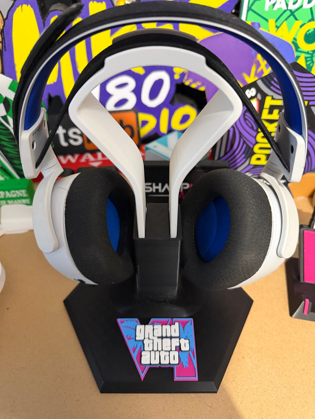 Themed Headset holder for gaming