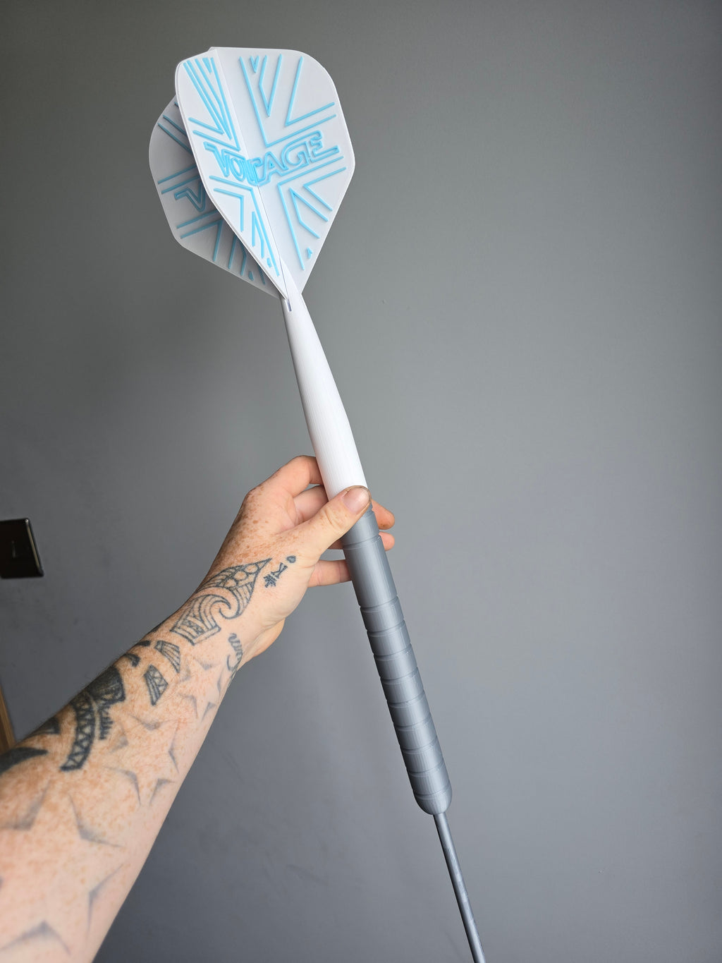 Voltage Rob cross Giant Dart display