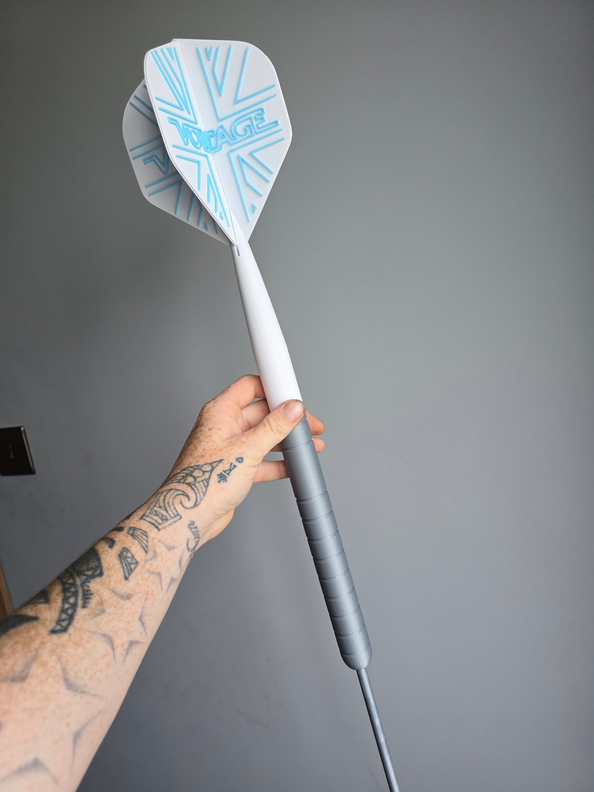Voltage Rob cross Giant Dart display