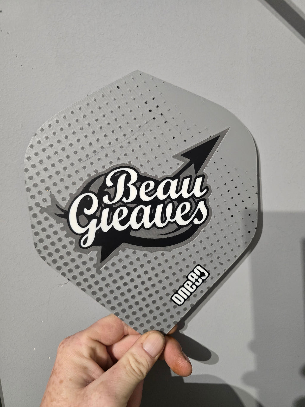 XL dart flight wall art - display flights for your wall