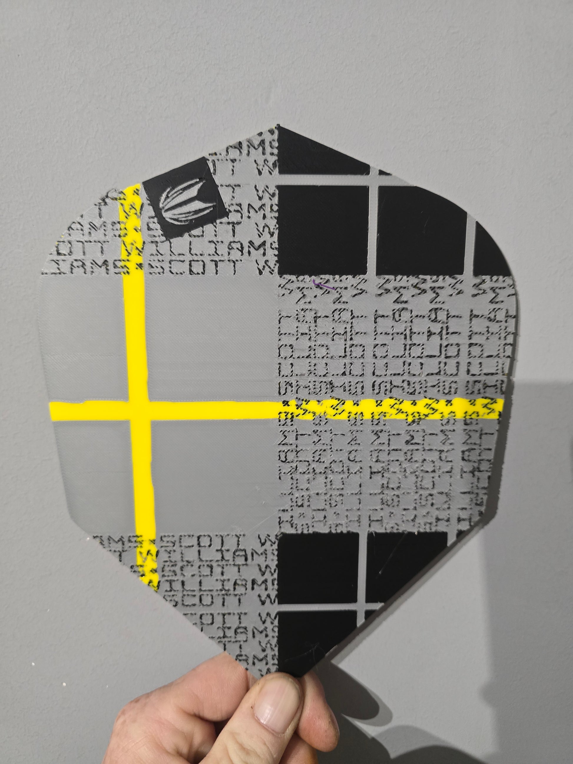 XL dart flight wall art - display flights for your wall