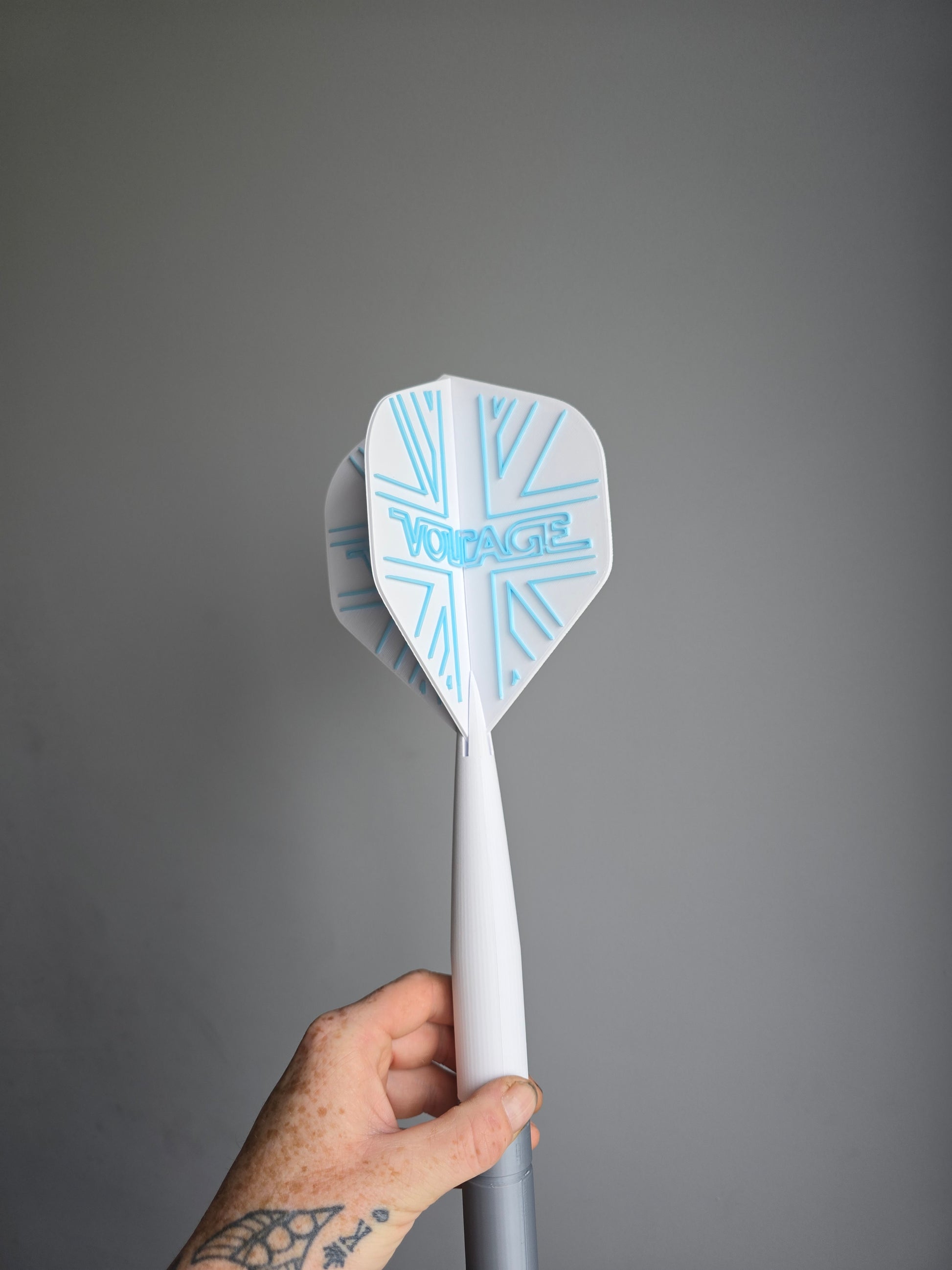 Voltage Rob cross Giant Dart display