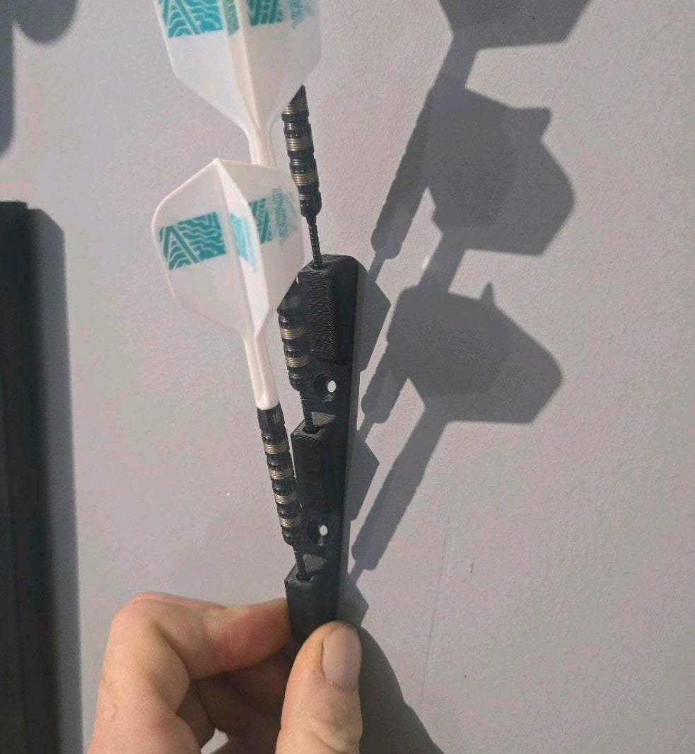Acoustic Panel Darts holder. Holds 1 set of darts