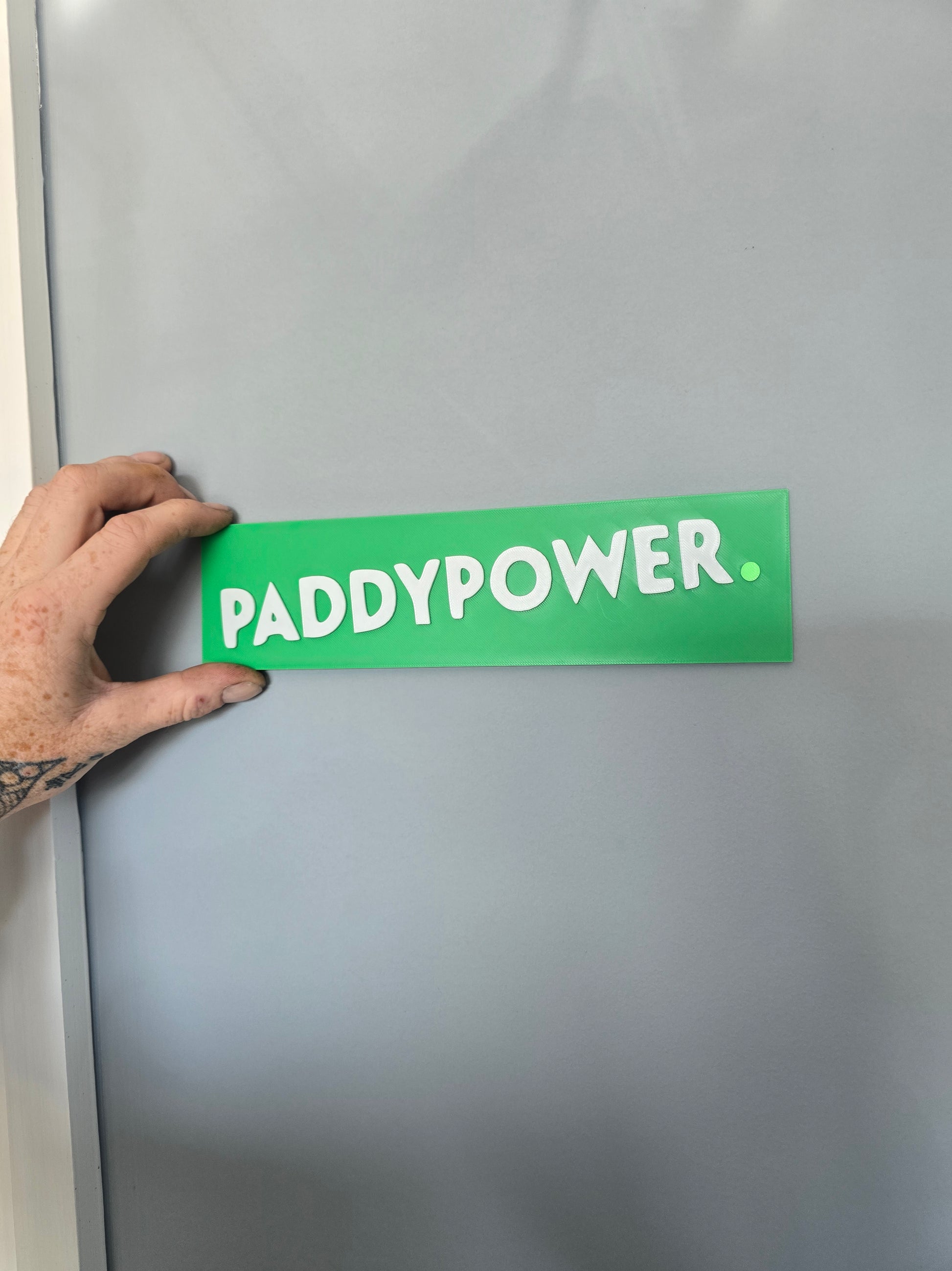 Paddypower wall sign