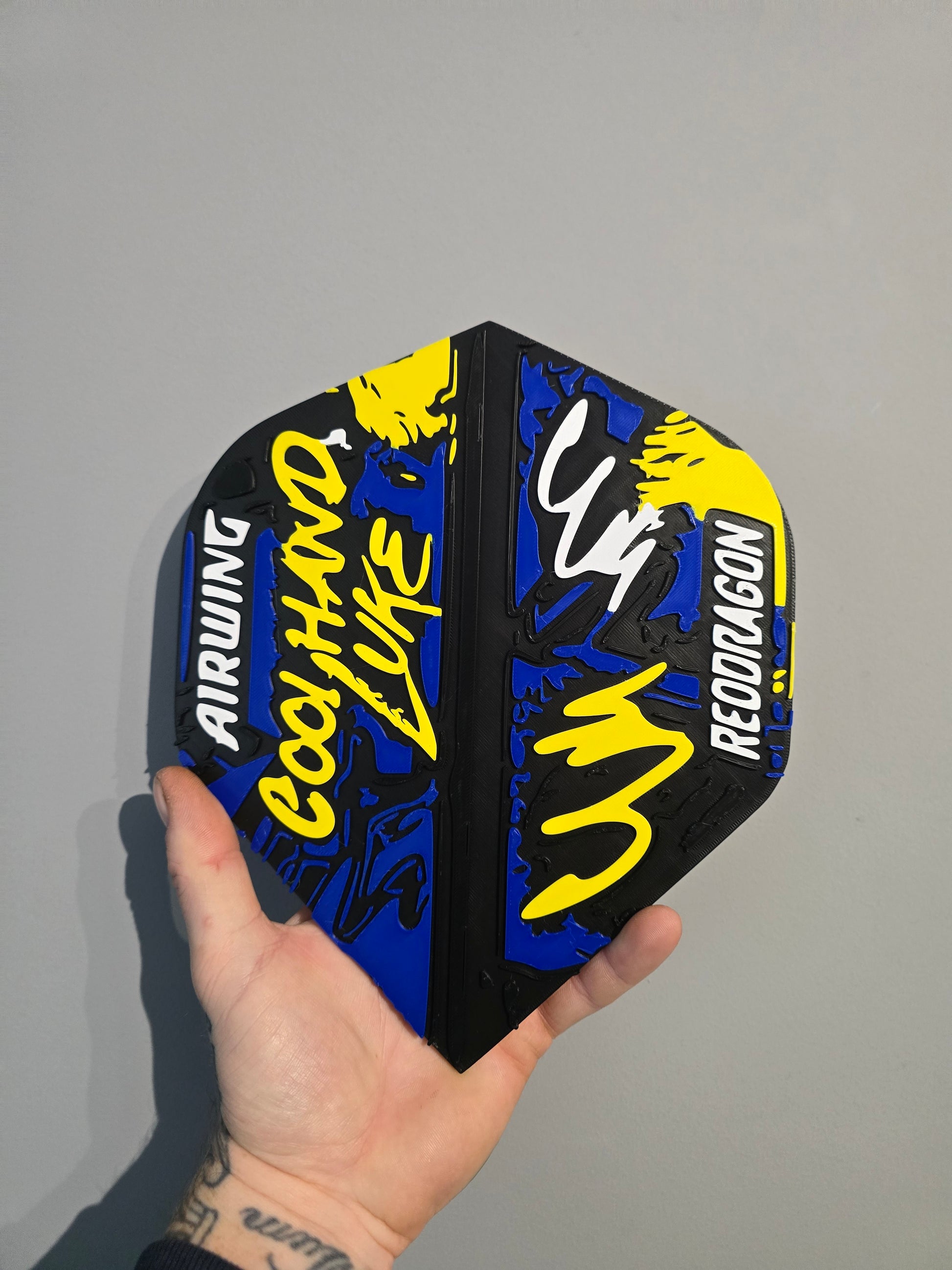 XL dart flight wall art - display flights for your wall