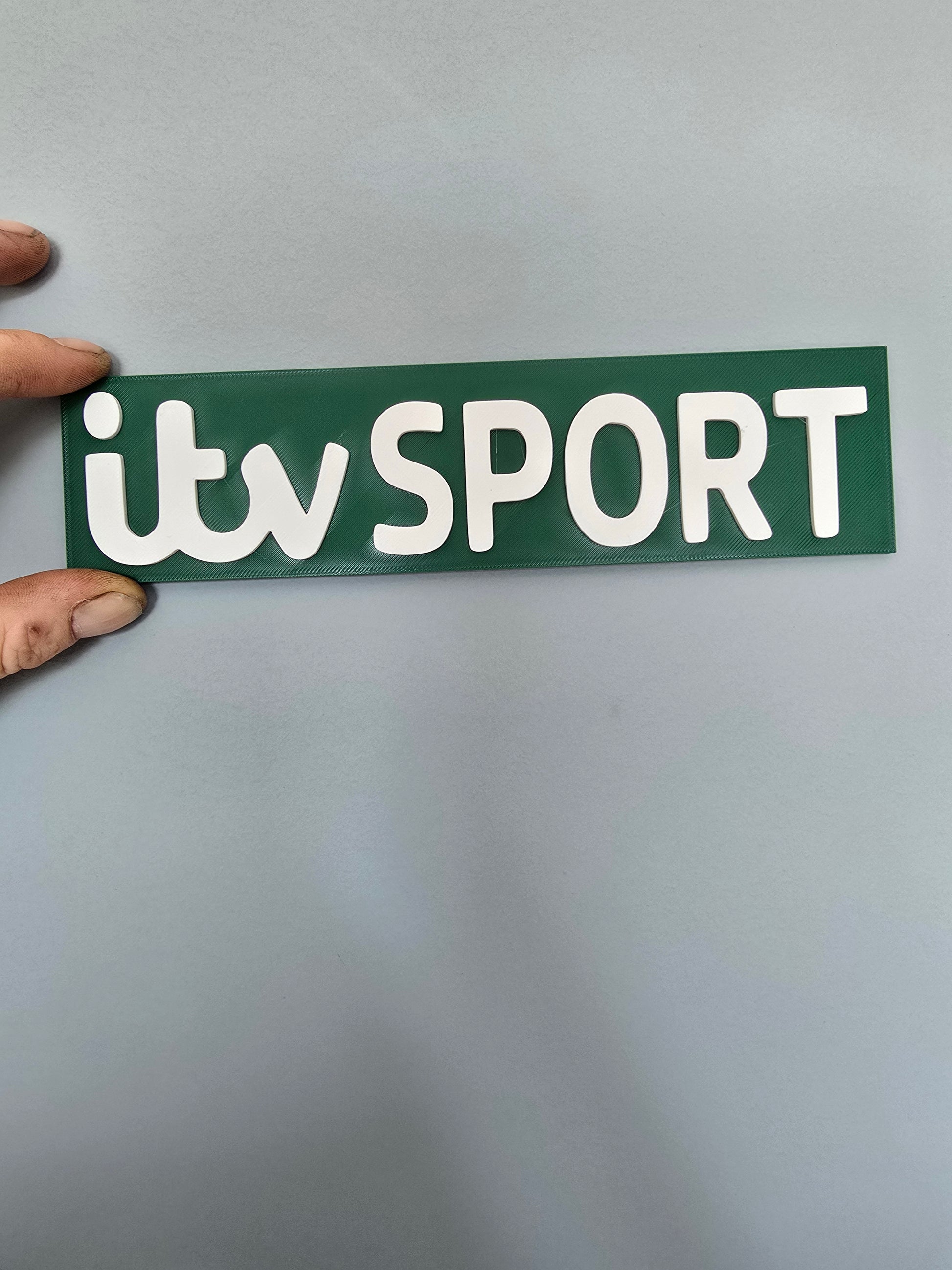 ITV sport wall sign - perfect for man cave or games room