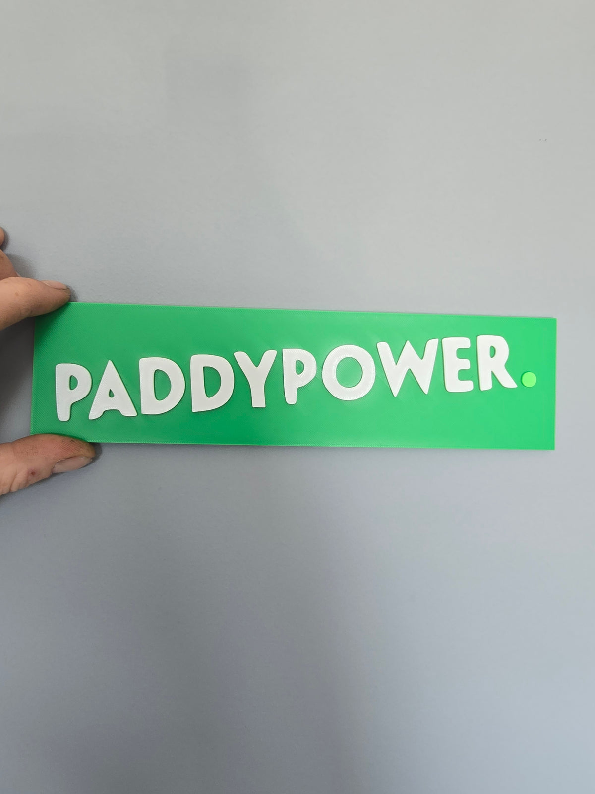 Paddy Power Letter Paddypower wall sign – Mikes 180 studio