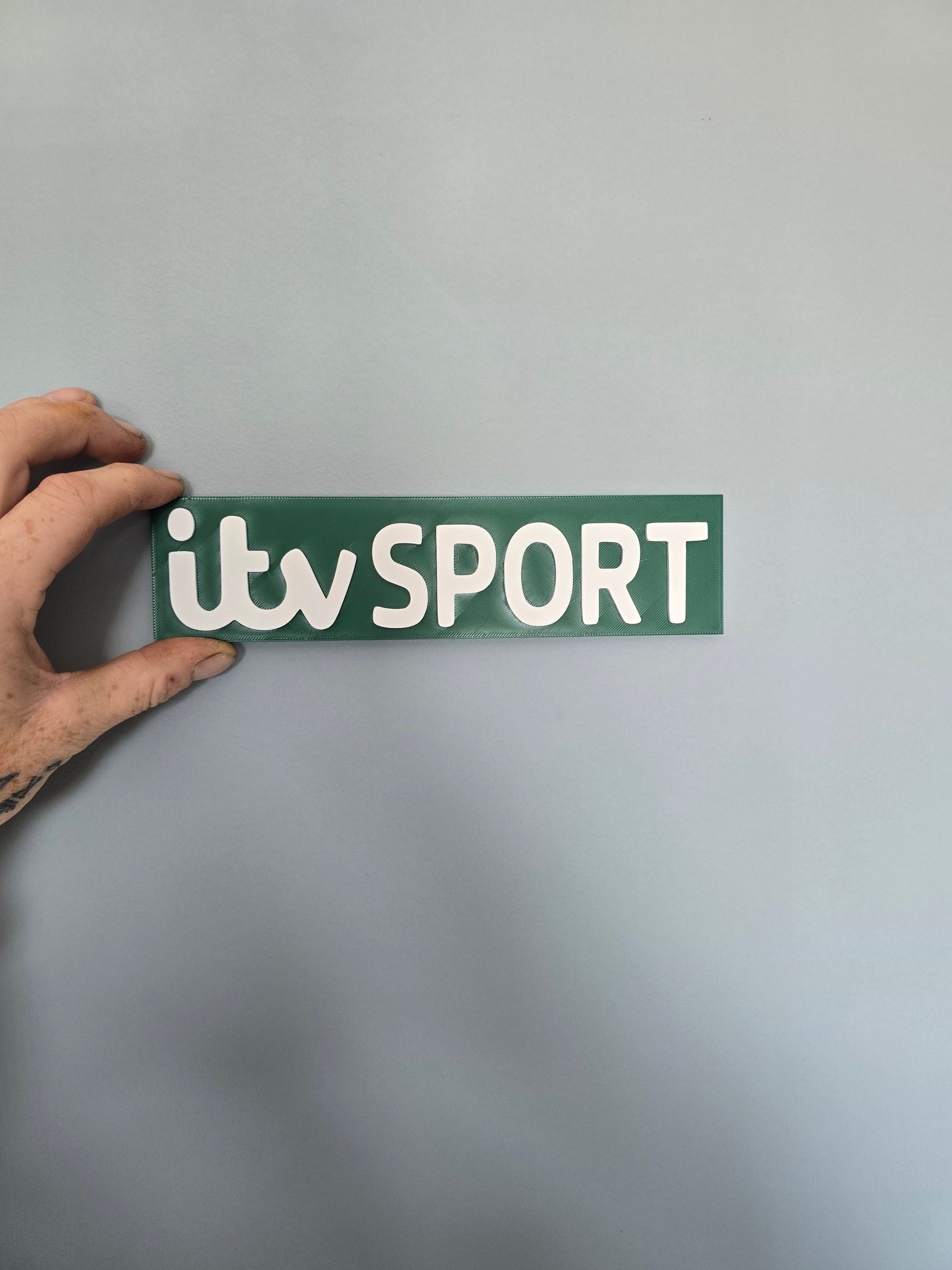 ITV sport wall sign - perfect for man cave or games room