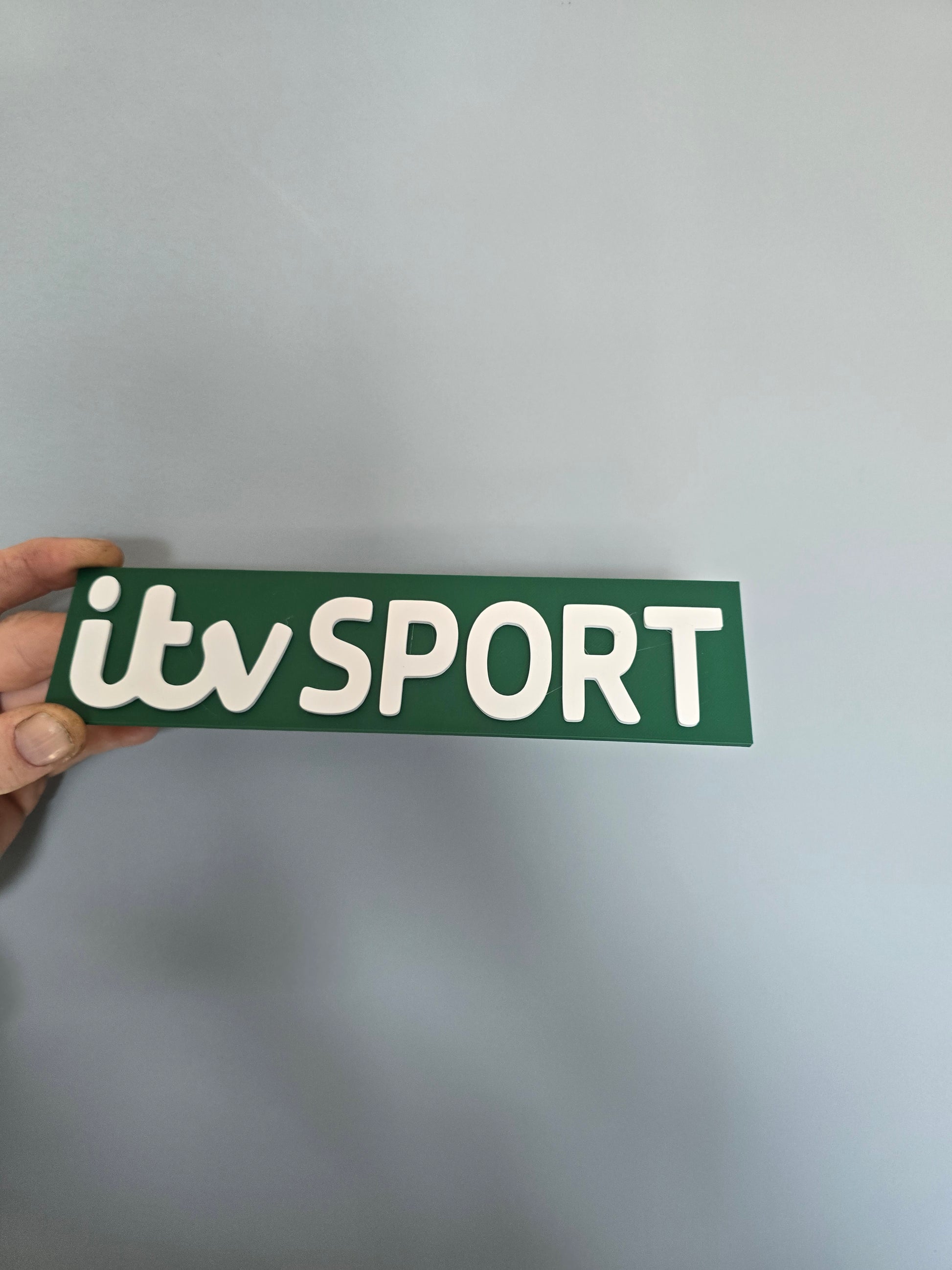 ITV sport wall sign - perfect for man cave or games room