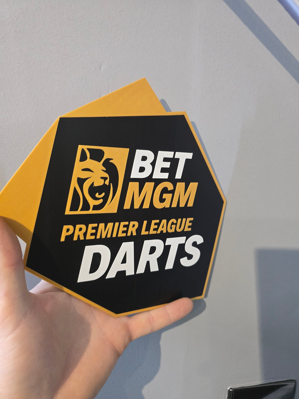 Bet MGM premier league Darts Sign wall art